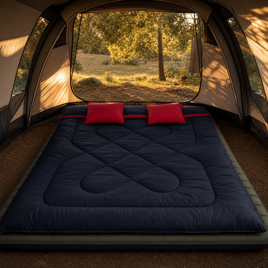 Sac de couchage 2 personnes pour le camping, la randonnée et le trekking - Explorateur 200
