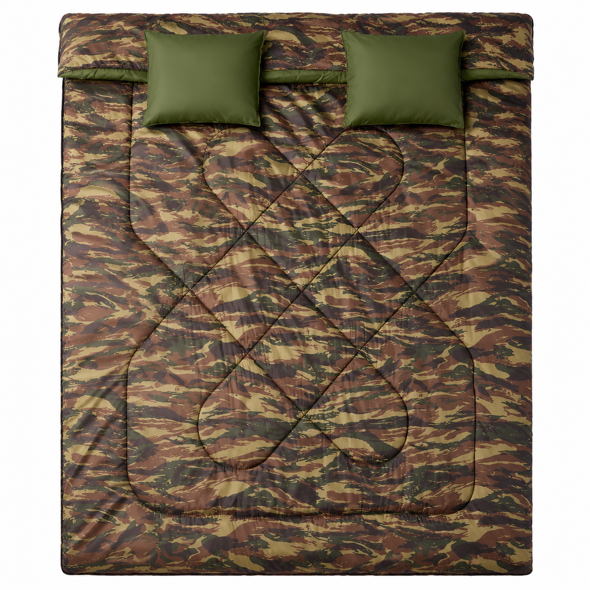 Sac de couchage 2 personnes pour le camping, la randonnée et le trekking - Explorateur 200