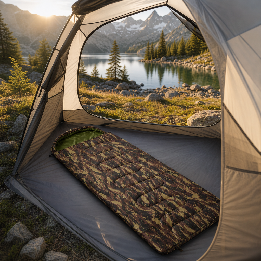Sac de couchage 3 saisons pour le camping, la randonnée et le trekking - Explorateur 220