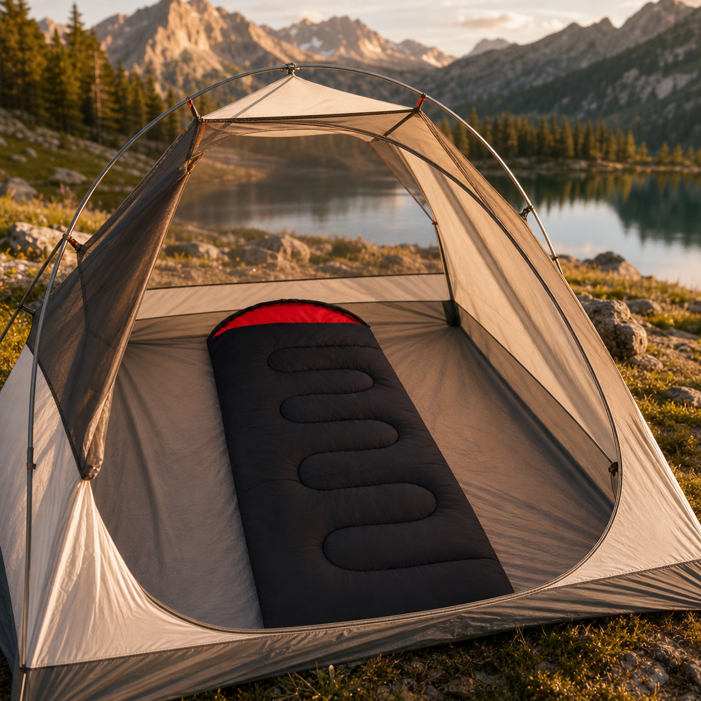 Sac de couchage 3 saisons pour le camping, la randonnée et le trekking - Explorateur 220