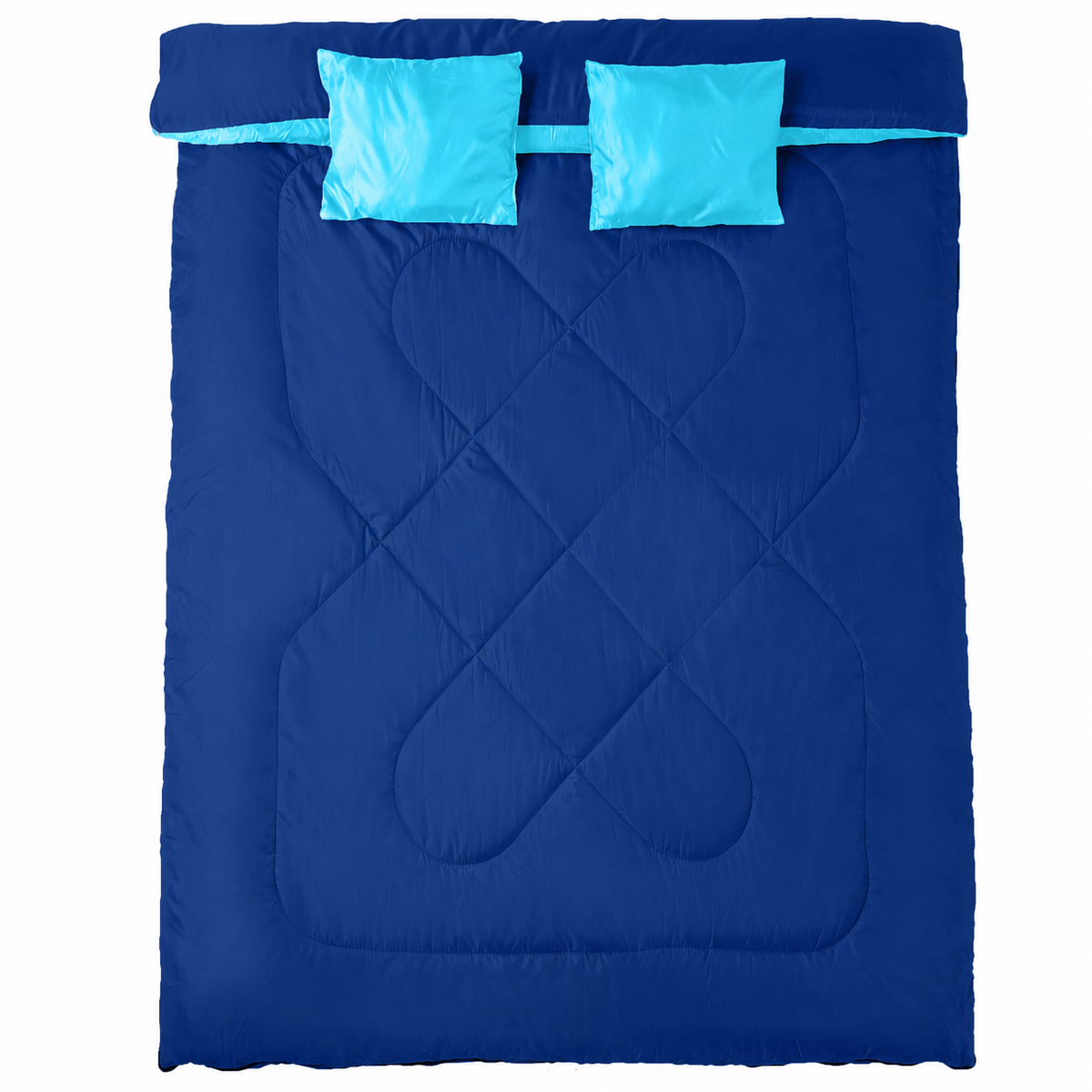 Sac de couchage 2 personnes pour le camping, la randonnée et le trekking - Explorateur 200