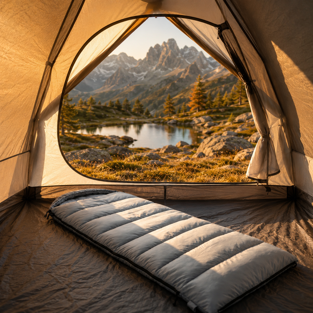 Sac de couchage 0 degré pour le bivouac, le trekking et le camping - Explorateur 260