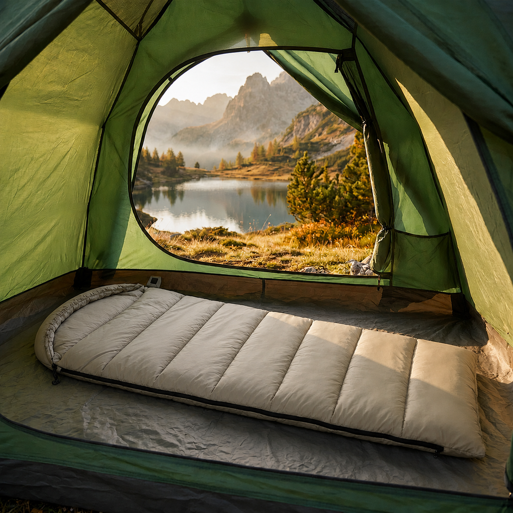 Sac de couchage 0 degré pour le bivouac, le trekking et le camping - Explorateur 260