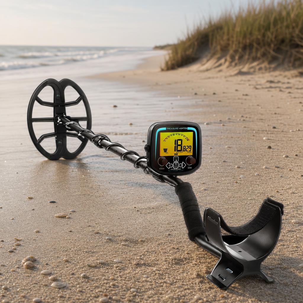 Détecteur de métaux plage et forêt, étanche, jusqu'à 1,5 m de profondeur - Explorateur 199