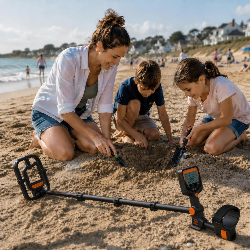 Détecteur de métaux plage et forêt - Explorateur 125