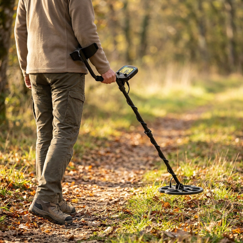 Détecteur de métaux plage et forêt, étanche, jusqu'à 1,5 m de profondeur - Explorateur 199